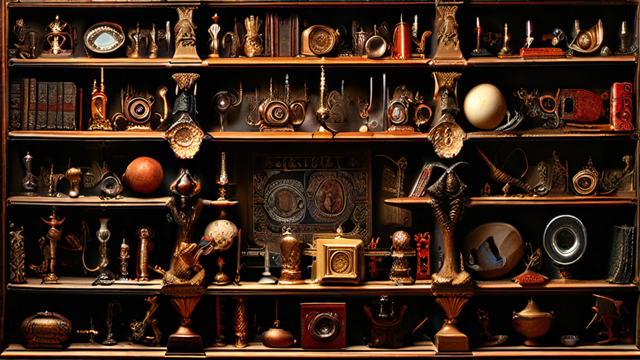 A grand catalog of objects spanning all time and space by marlon