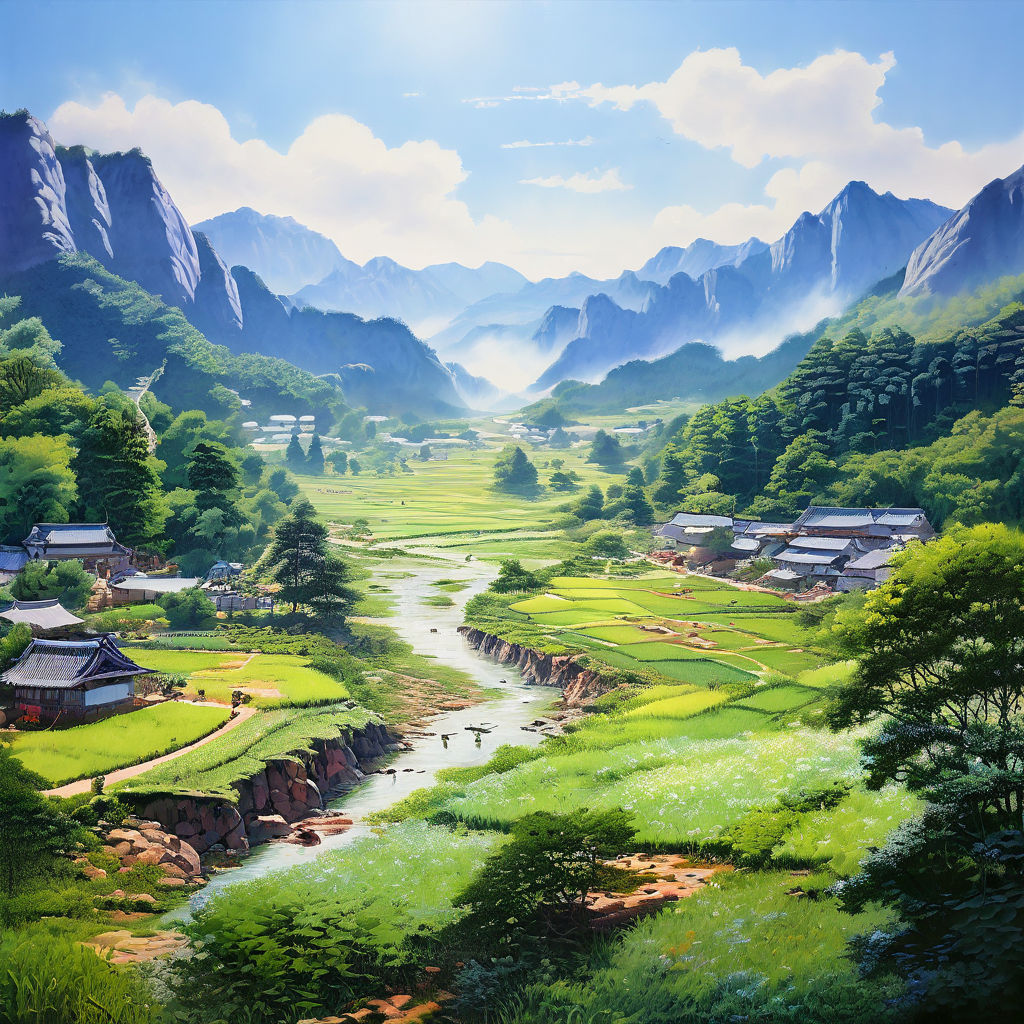 Summer korea valley by 나가짱 - Playground