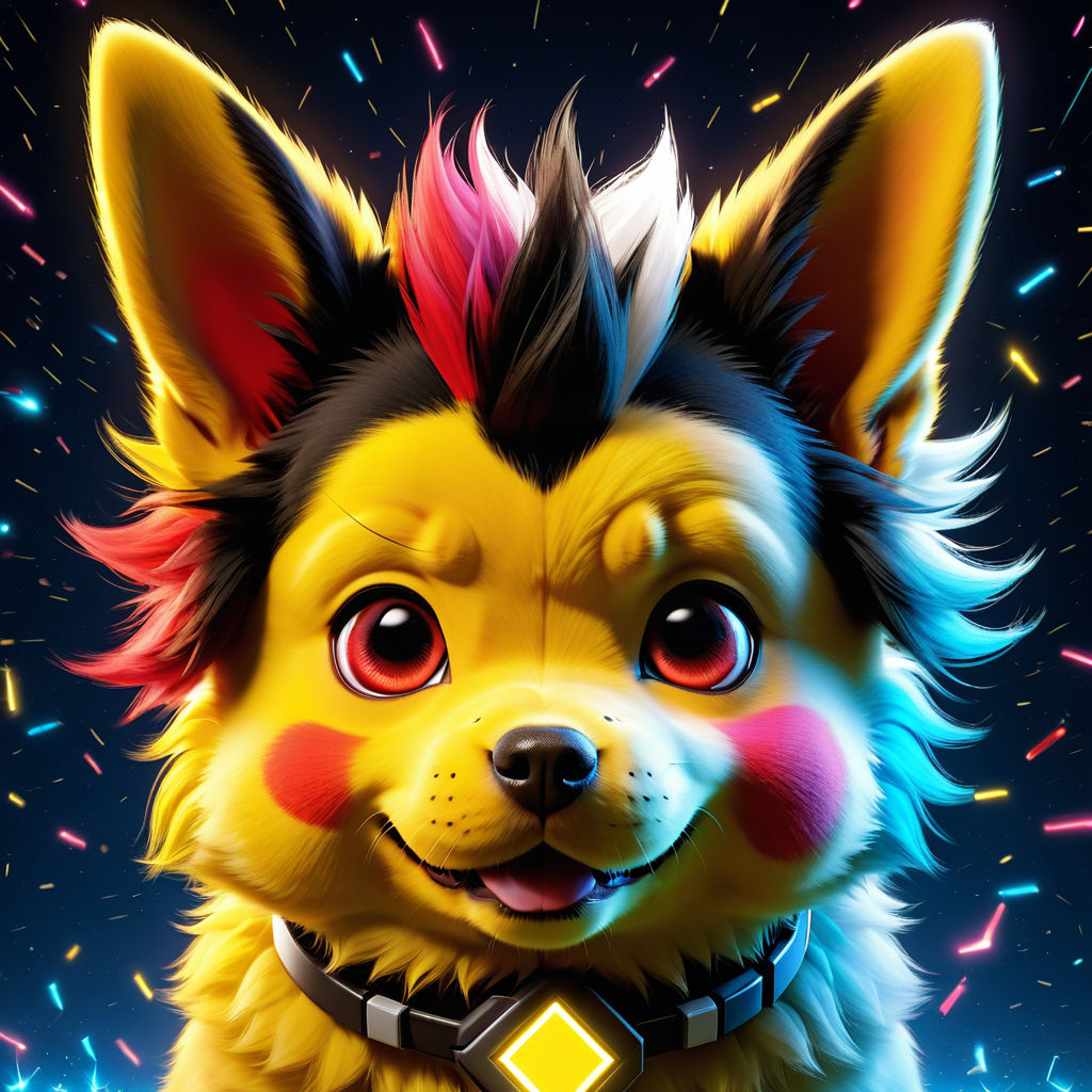 A dog with Pikachu colors by Wagner Inomata (Wagner Dezzy) - Playground