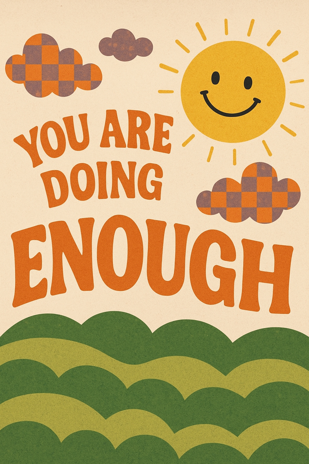 You’re doing enough retro doodle 