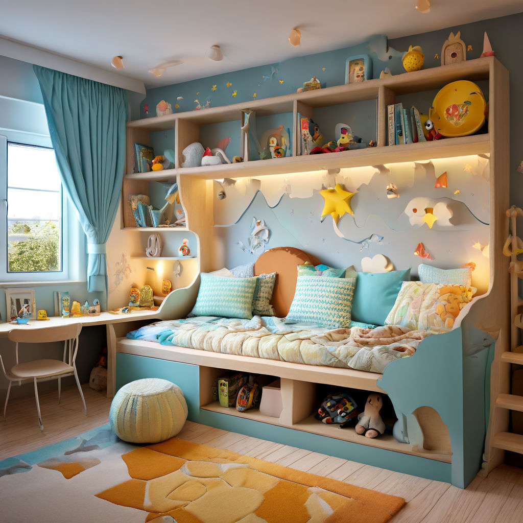 A photography of kids room interior out of the box ideas by Paula Saad