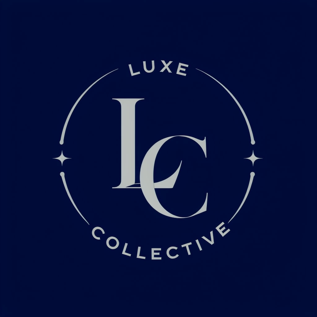 Elegant Luxe Collective Logo Design with Modern Serif Elements