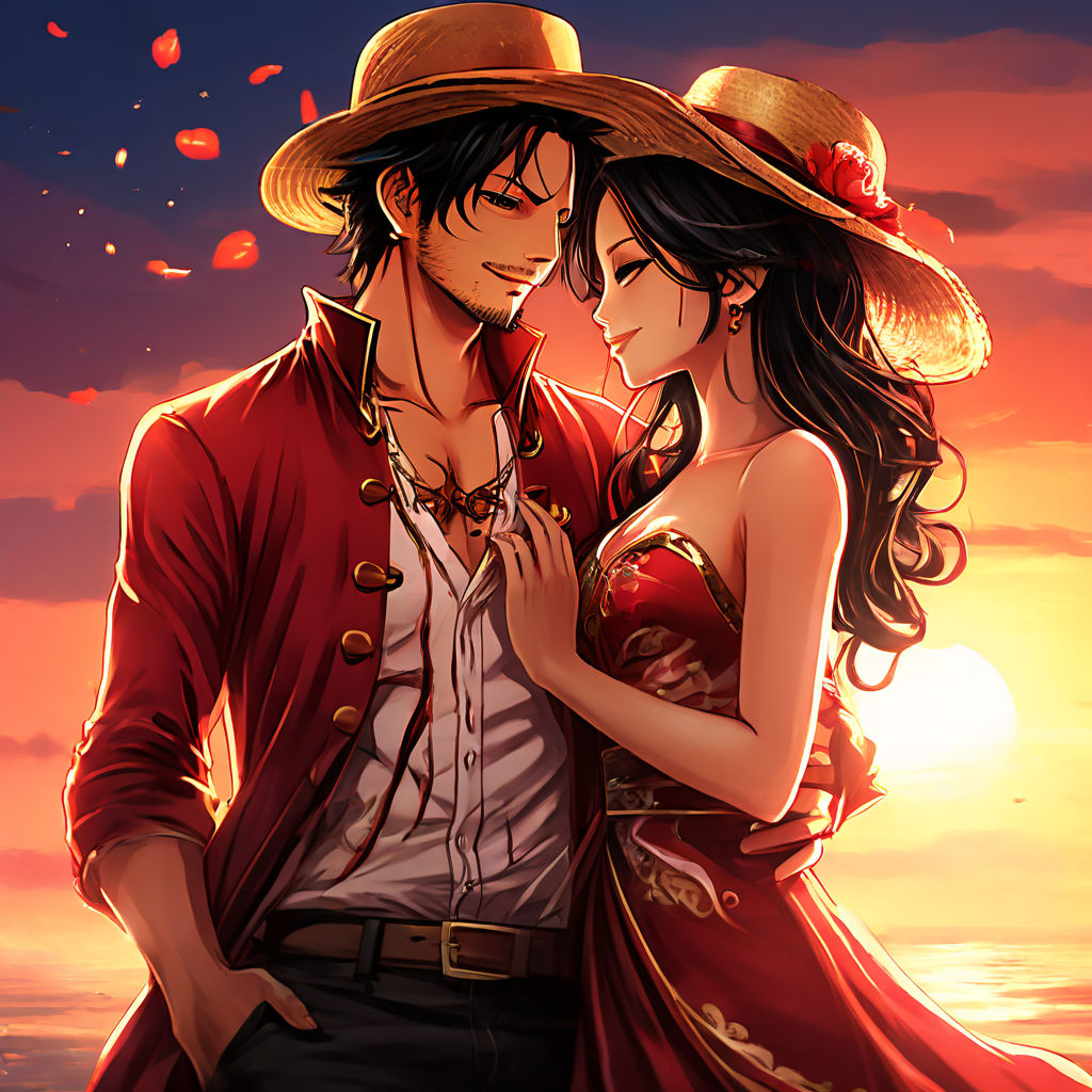 nami and nico robin from the manga One Piece in a tickle hell