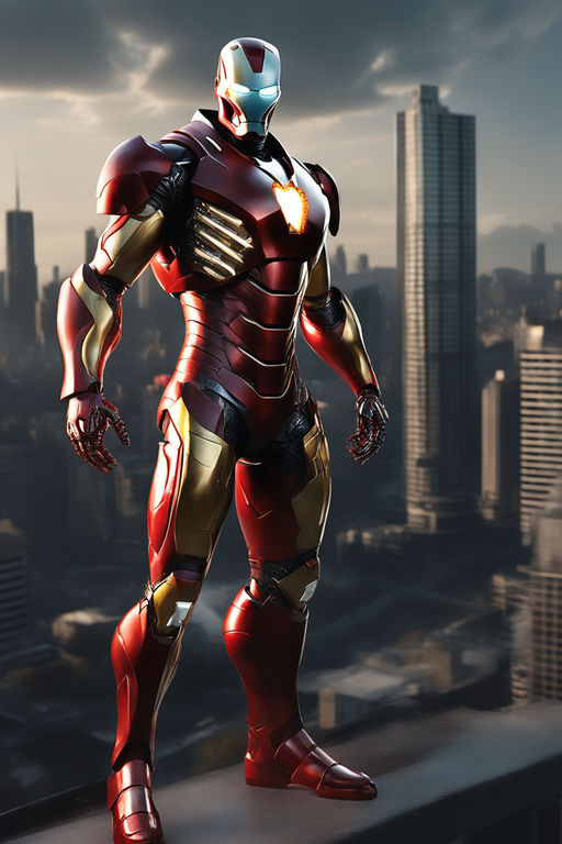 Character inspired from Ghost Rider and iron man by anny - Playground