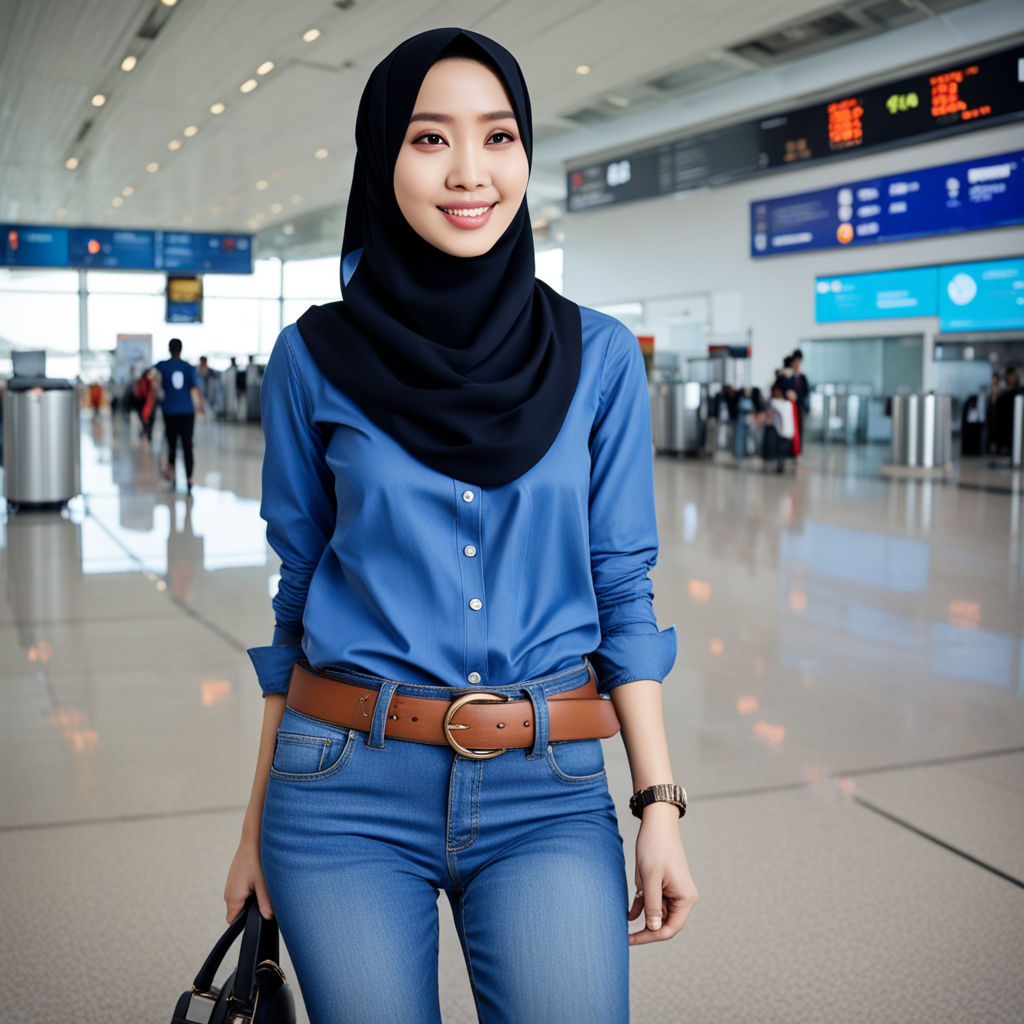 Indonesia girls wears a hijab by Pefet - Playground
