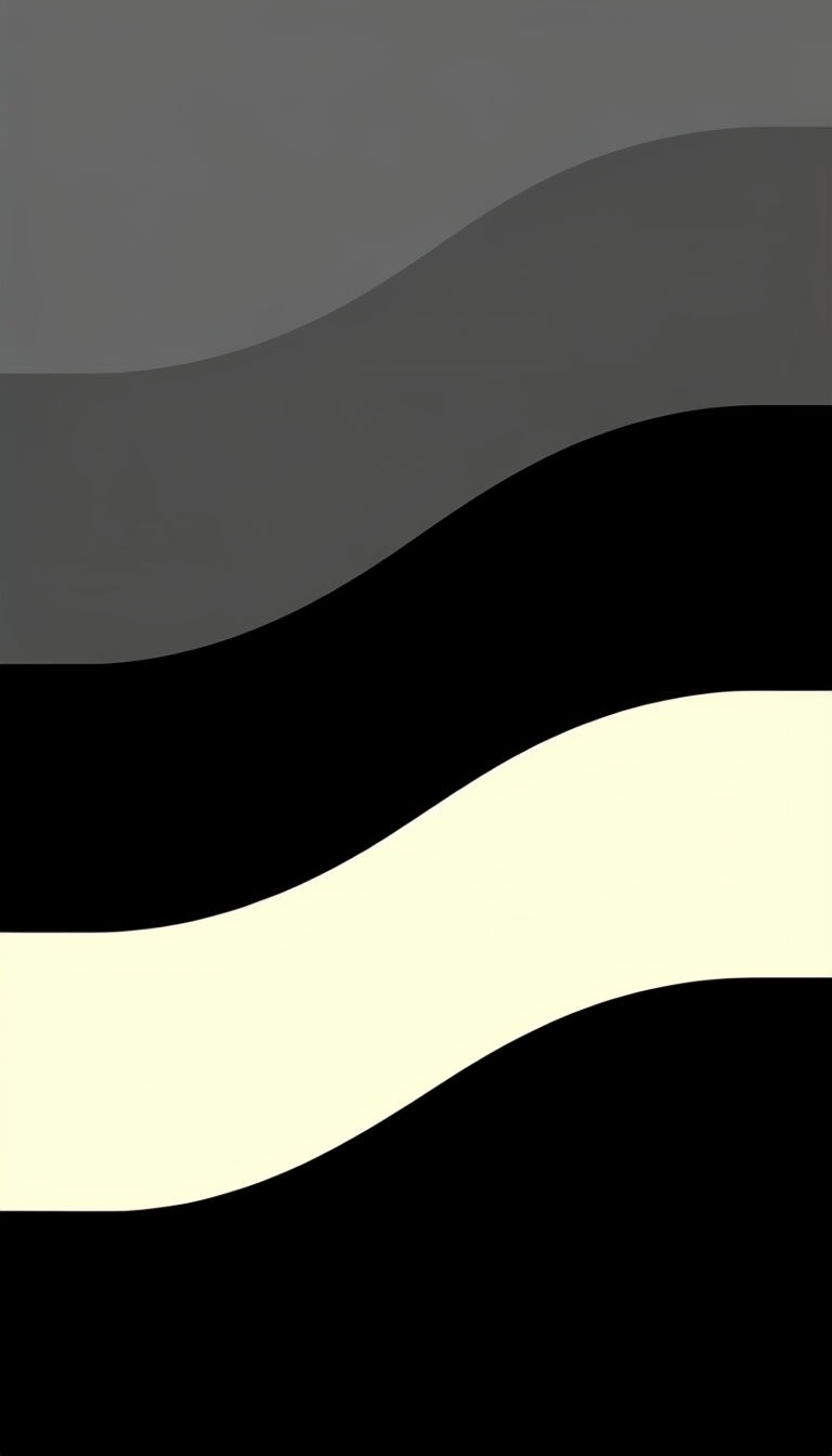 Minimalist Horizontal Bands with Gradient Effect Mobile Wallpaper