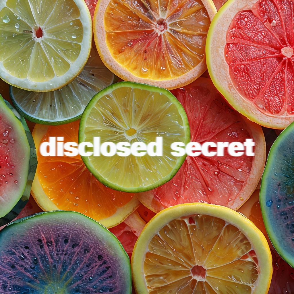 Vibrant Overlapping Fruit Slices Illustration for Fresh Morning Vibes Spotify Album Cover
