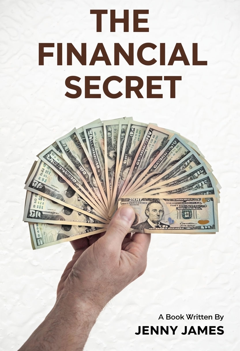 The Financial Secret Book Cover Design Featuring U.S. Currency EBook Cover