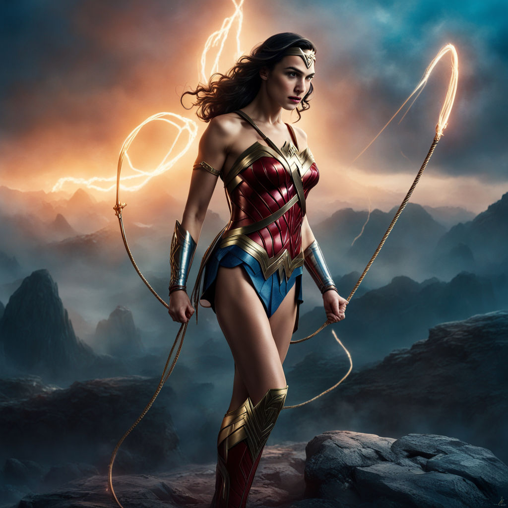 Gal Gadot tied up standing hands in back gagged with tape photography  vivid