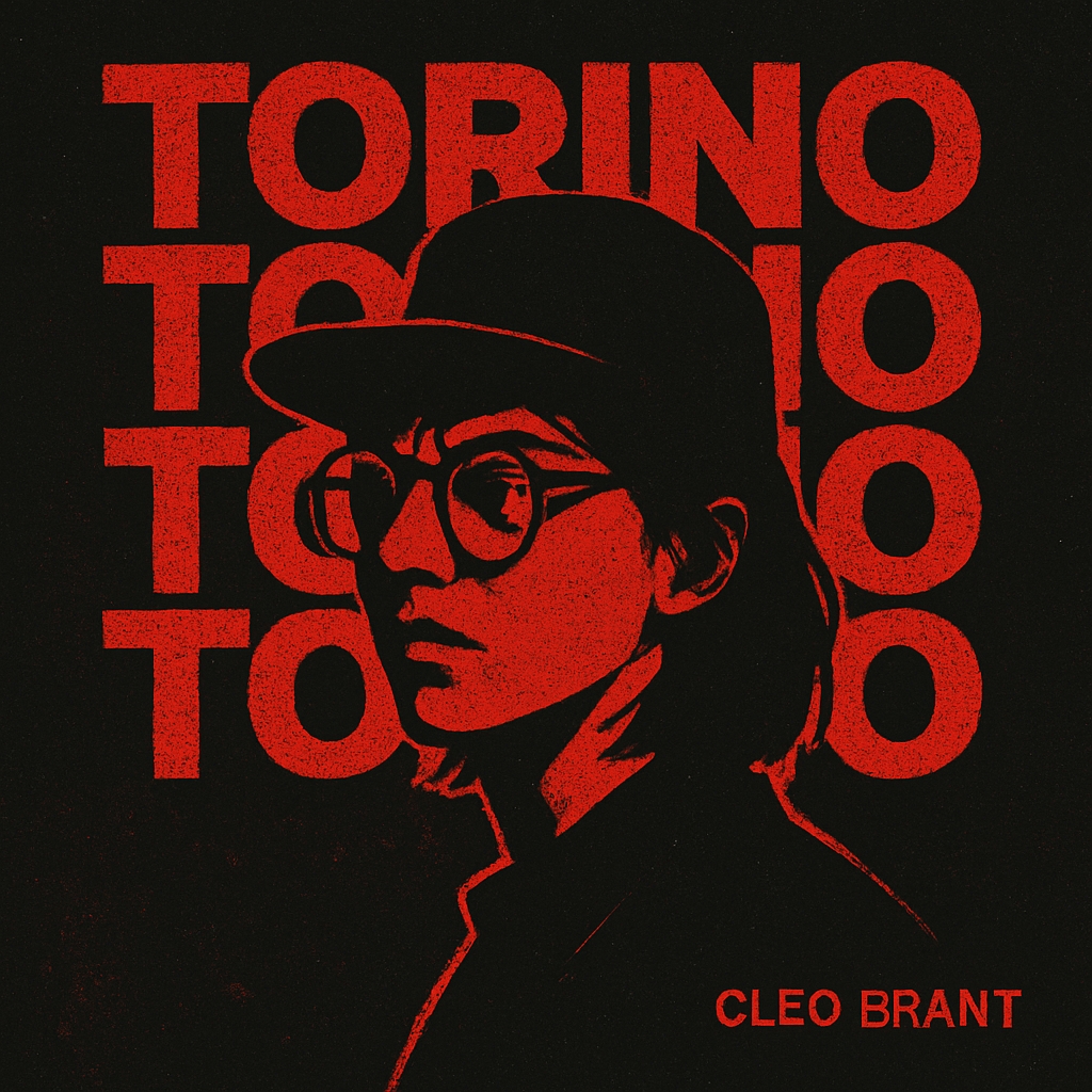 Red Silhouette of Young Person with Bold Torino Text Album Cover