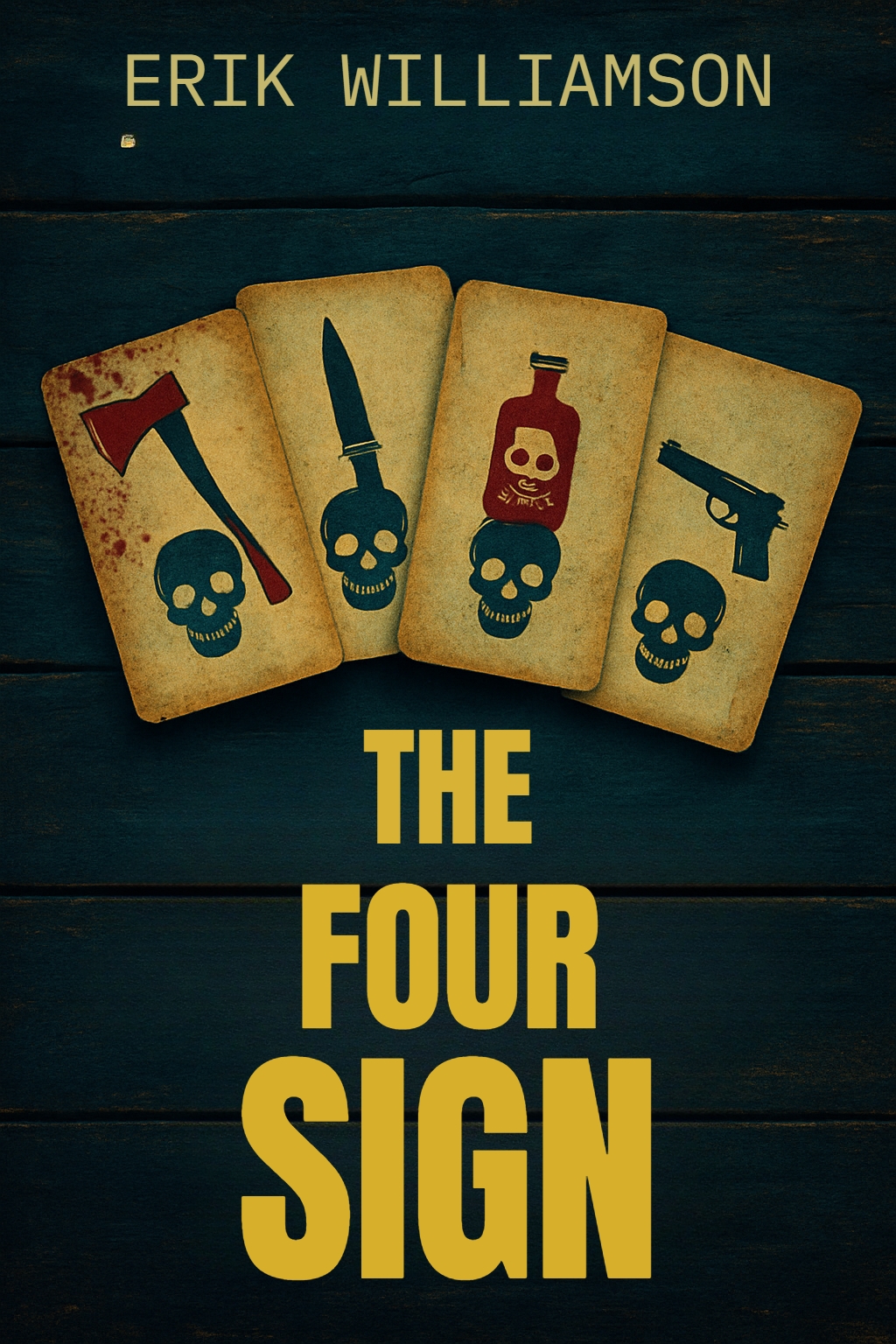 The Four Sign Mysterious EBook Cover Design by Erik Williamson