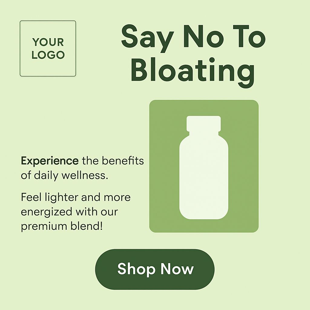 Modern Social Media Ad Template for Wellness Products Ads