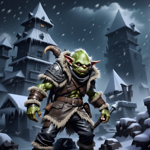 Mean crazed raider blizzard artic hood goblin leather armor ... by ...