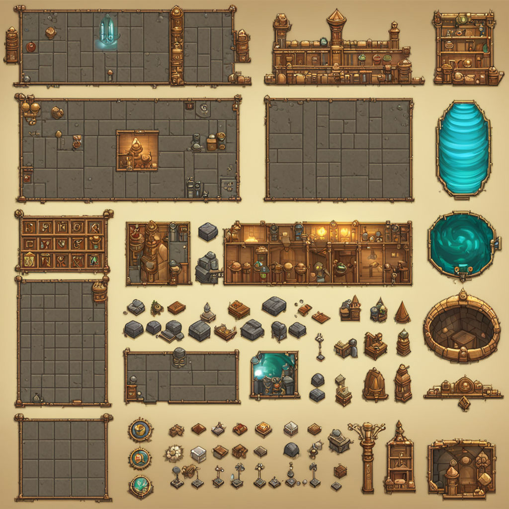 Top-down 2D RPG game by Gyros Vadász - Playground