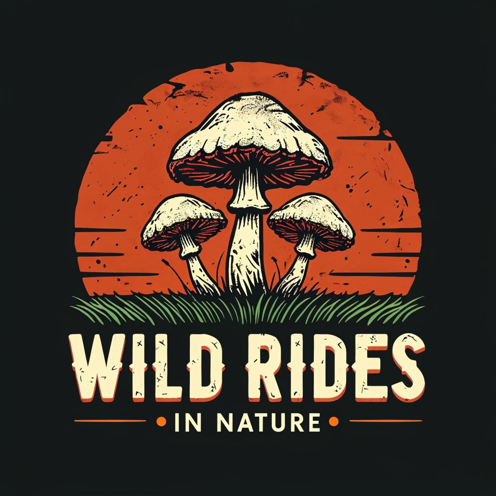 Vintage Wild Rides Mushroom Nature T-Shirt