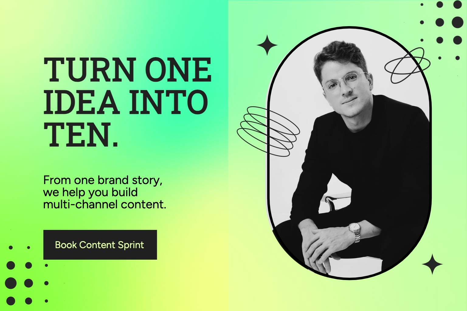 Dynamic Professional Advertisement Design with Portrait Banner