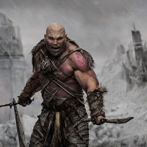 Azog the defiler at the battle of five armies by Abdur Rehman (Student ...