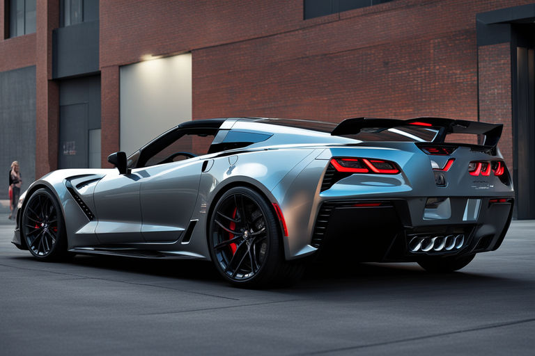 4K images of the rear backside view of a 2025 Chevy Corvette... by ...