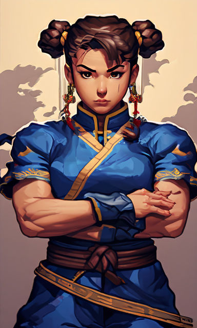 Pixel art, chun li by Seung Lee (MArtial) - Playground