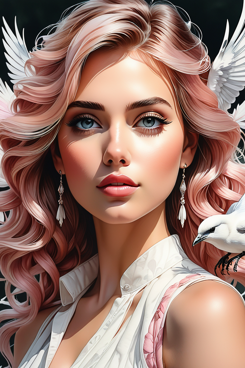 Extremely detailed image of a beautiful girl in her 20s by Kastellen ...