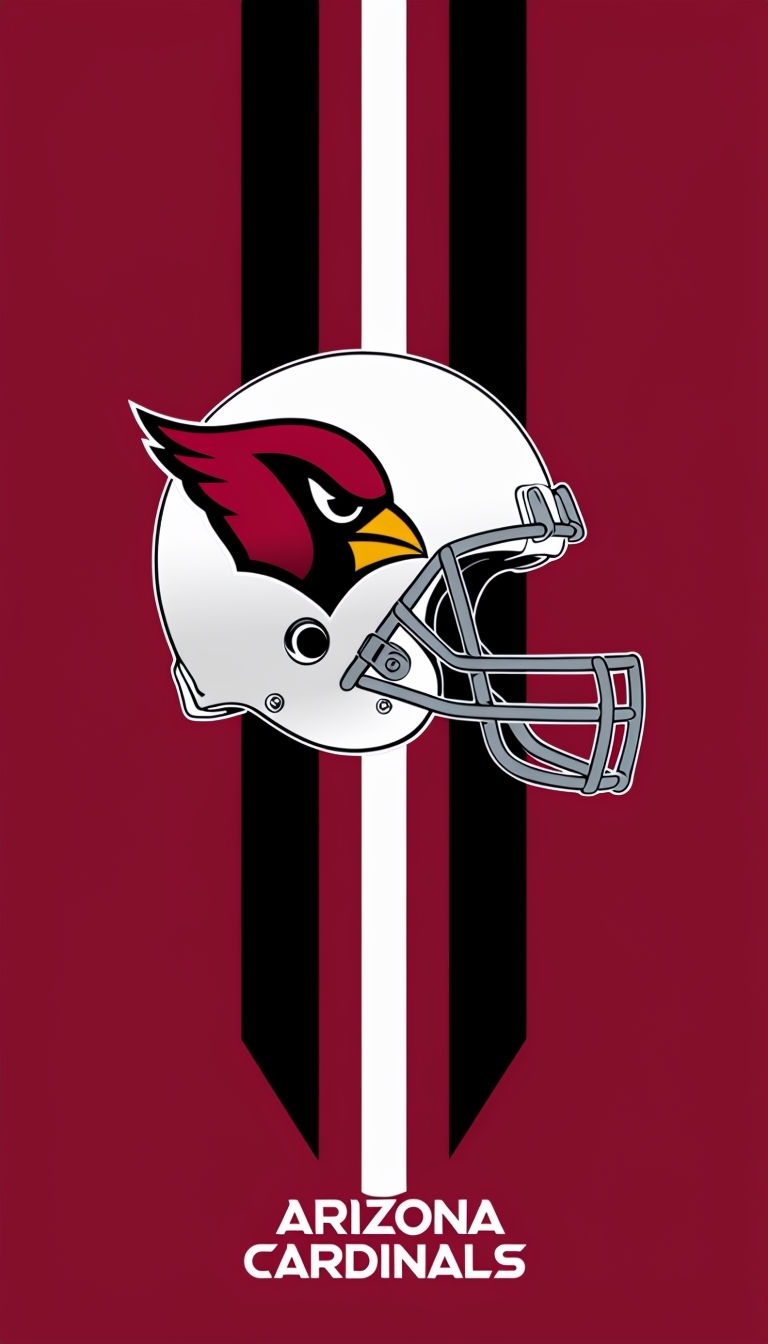 Arizona Cardinals Football Helmet Graphic Design Phone Case Cover