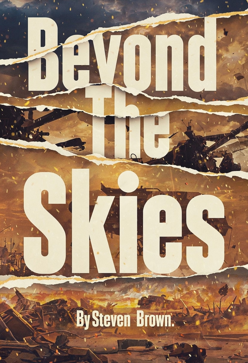 Beyond The Skies Gritty Post-Apocalyptic Art Poster