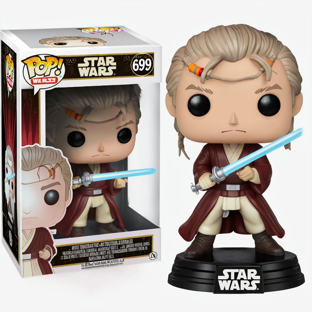 Obi-Wan Kenobi Funko Pop! Vinyl Figure Collector's Item Mockup