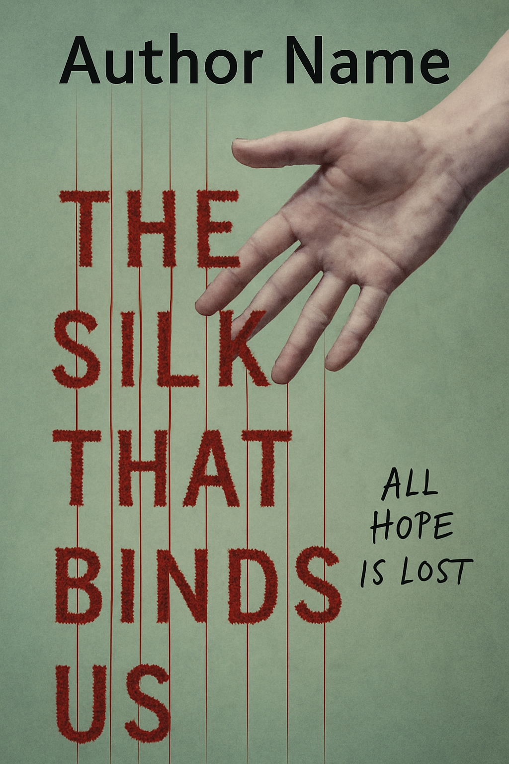 The Silk That Binds Us Dramatic EBook Cover Design