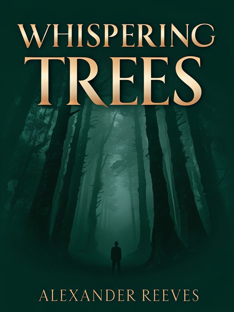Whispering Trees Elegant Forest Mystery EBook Cover