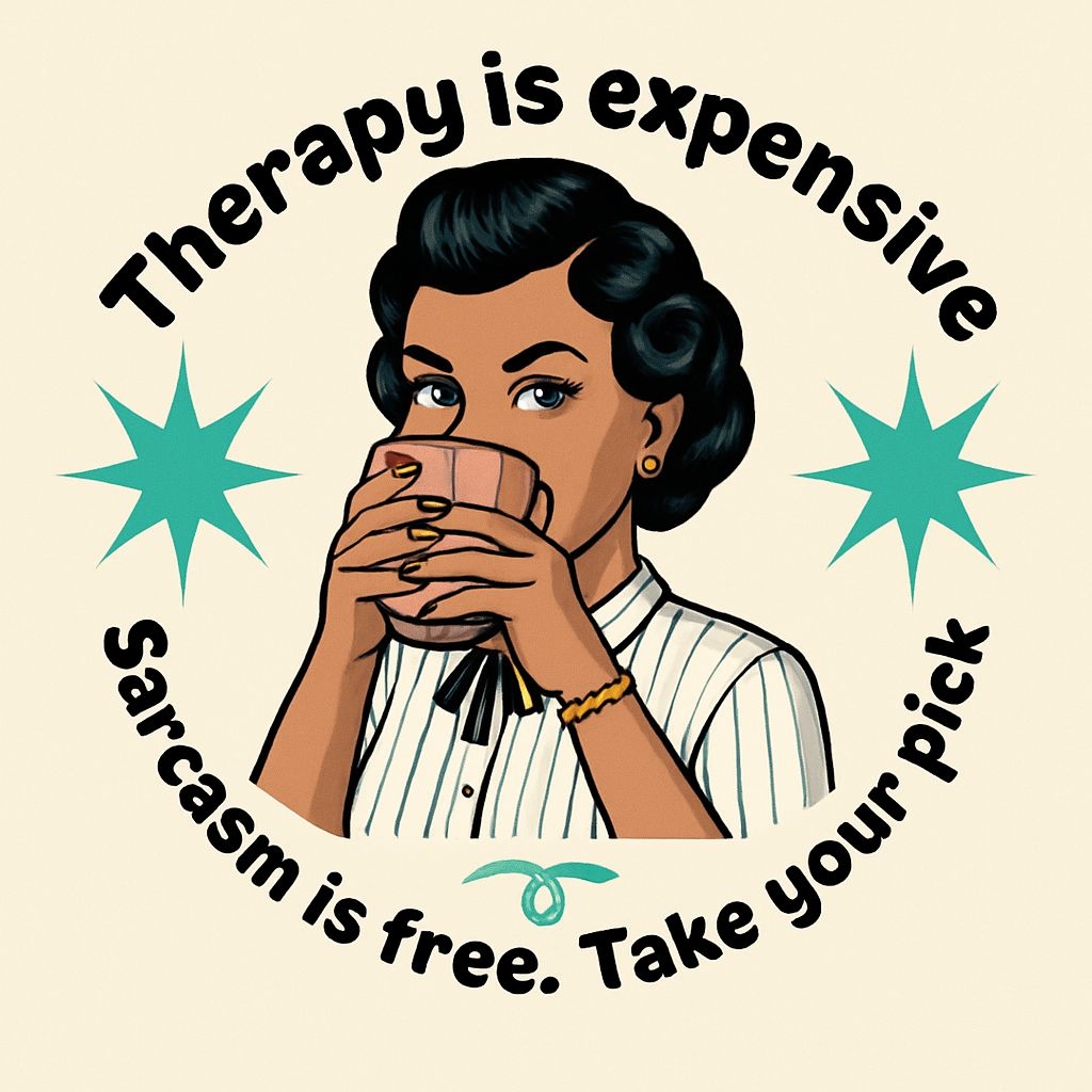 Therapy is Expensive, SarASM is Free Retro Comic T-Shirt