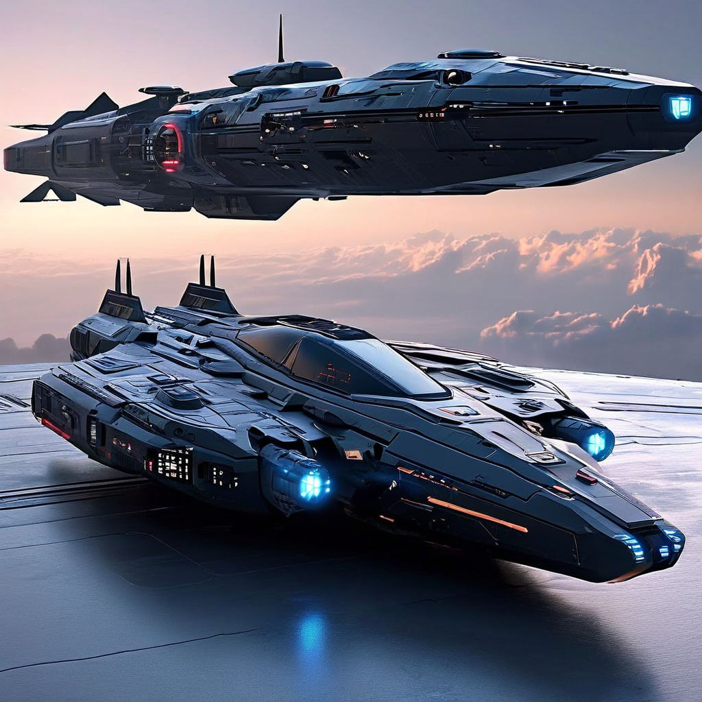 Futuristic frigate ship design resembles UNSC and Halo aesth... by ...