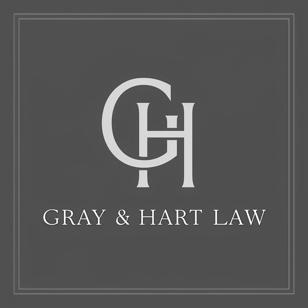 Elegant Monogram Design for Gray & Hart Law Logo