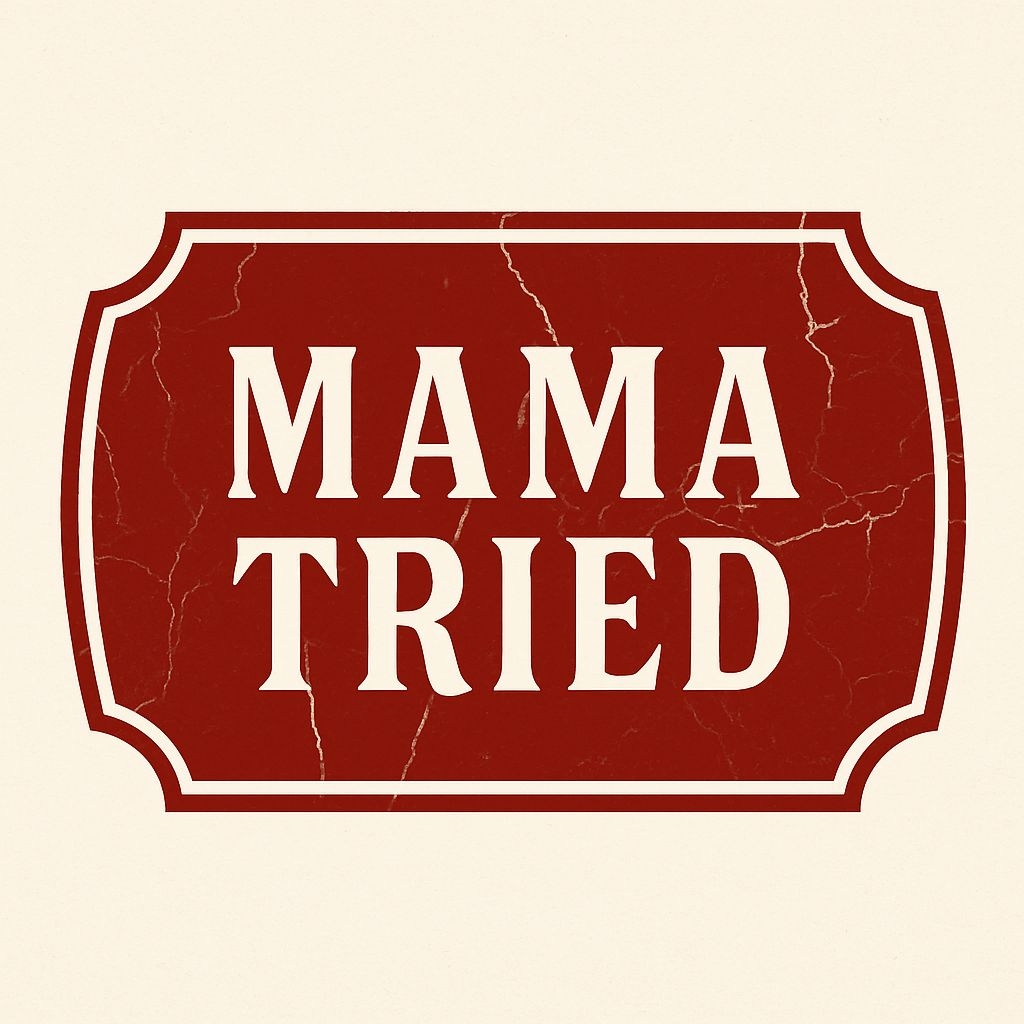 Vintage 'Mama Tried' Graphic Design Sticker