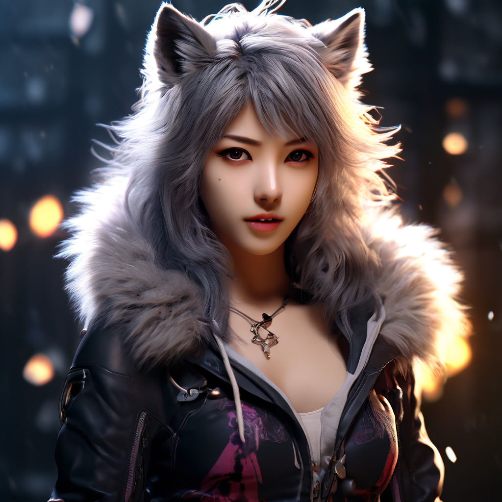 anime wolf girl