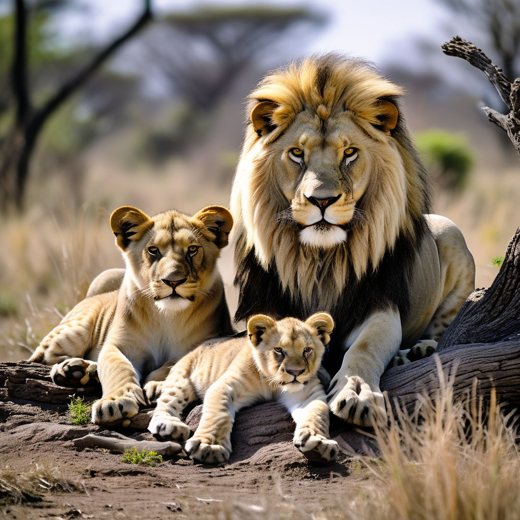 Ecosystem Role: Lions play an important role in ecosystems. by