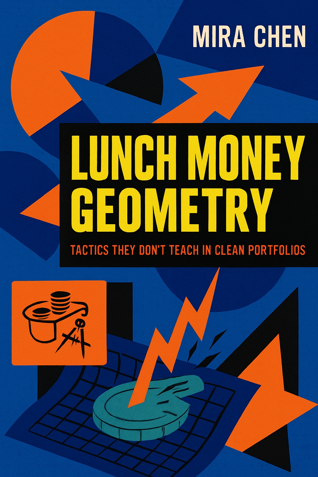 Dynamic Lunch Money Geometry Book Cover Design by Mira Chen EBook Cover