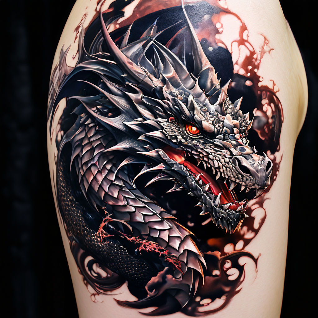 Sieebs Tattoos - Badass eastern dragon for @boussieresther... | Facebook