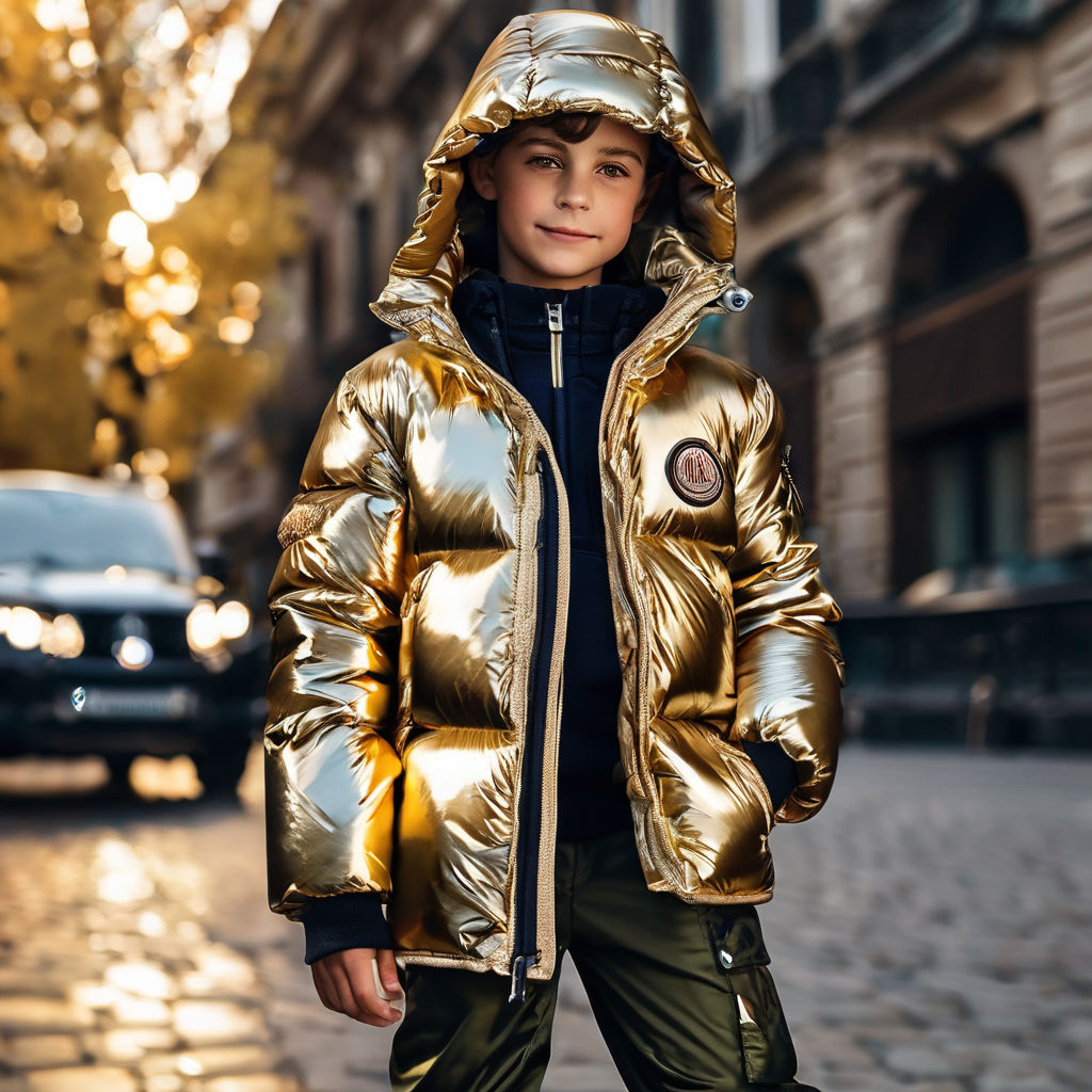 Moncler gold jacket on sale