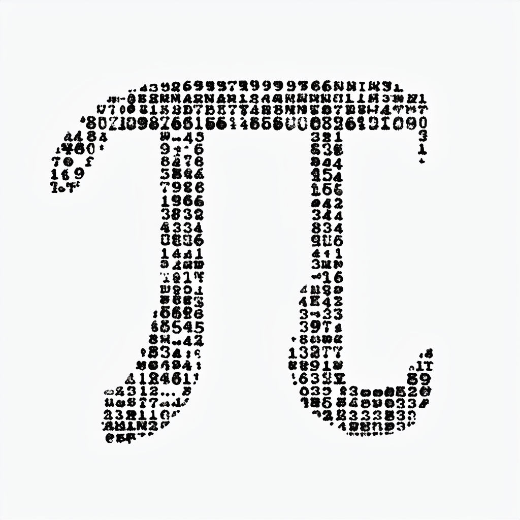 Typewritten PI Symbol Document Design T-Shirt