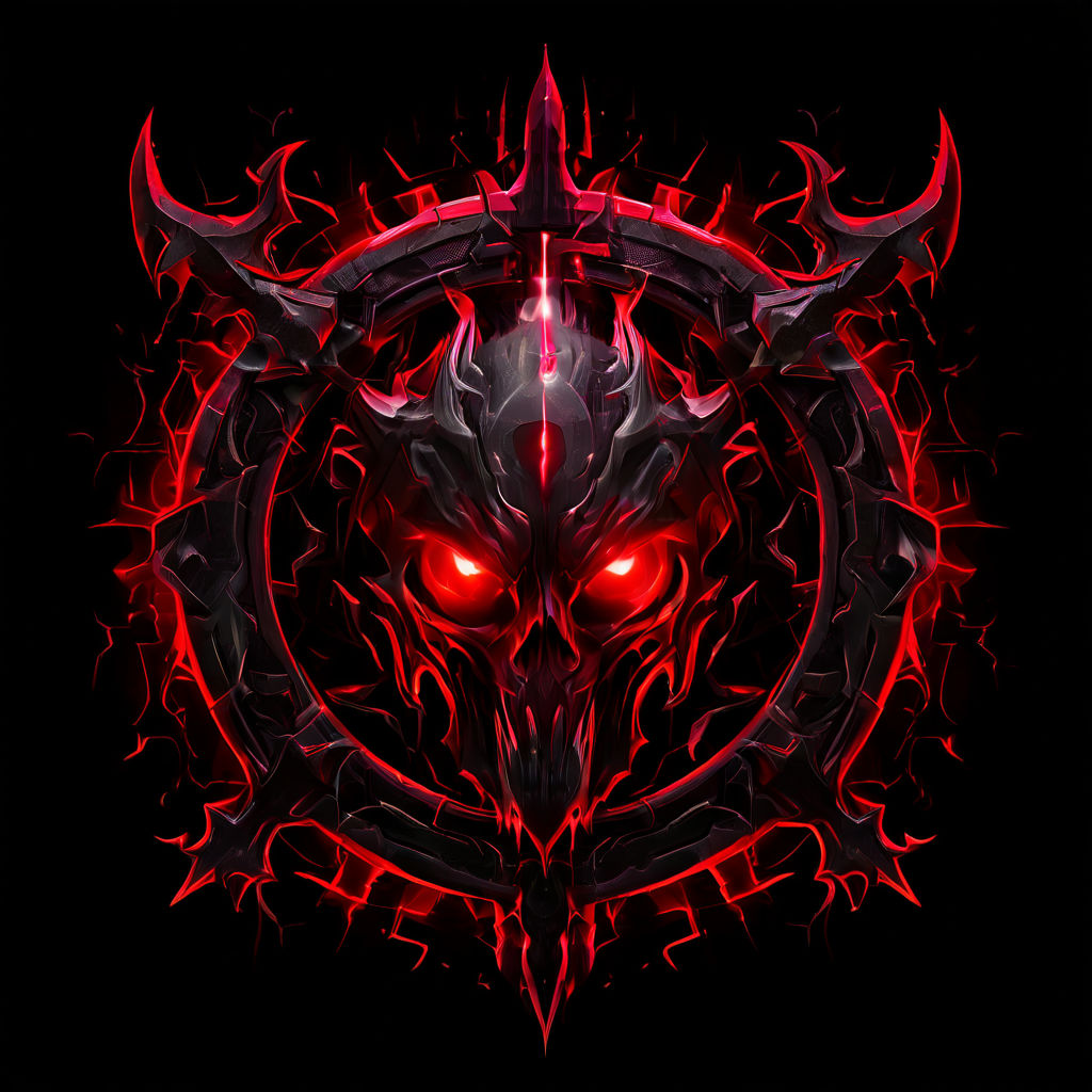 Horde symbol in cybersigilism style by baphometro TM - Playground