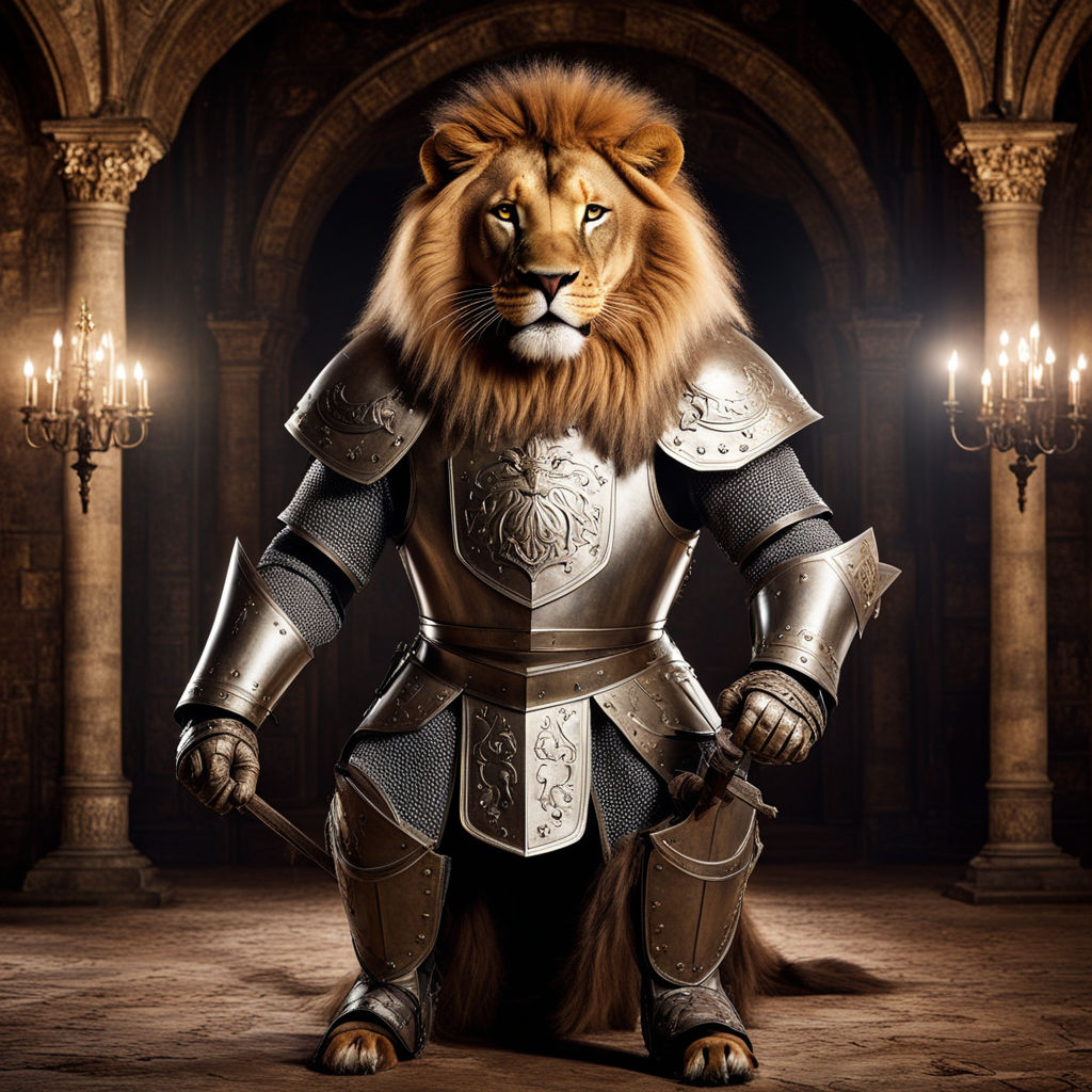 The lion knight by LEONARDO GLEZCH - Playground