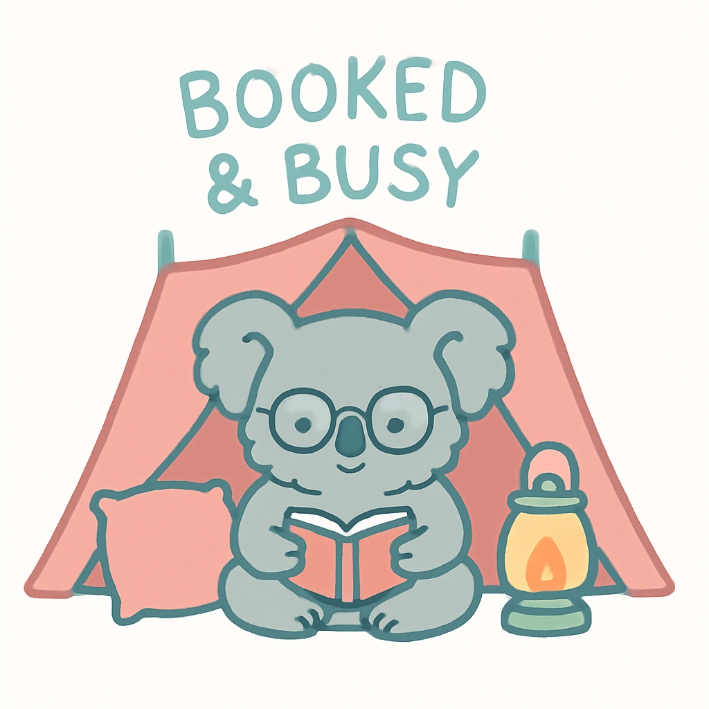 Koala Reading a Book in a Blanket Fort