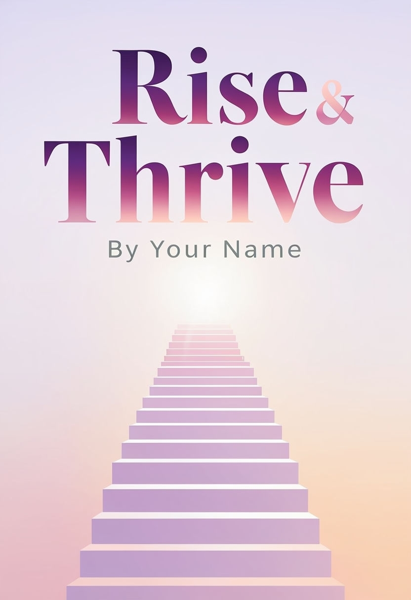 Elegant Rise & Thrive eBook Cover for Personal Growth