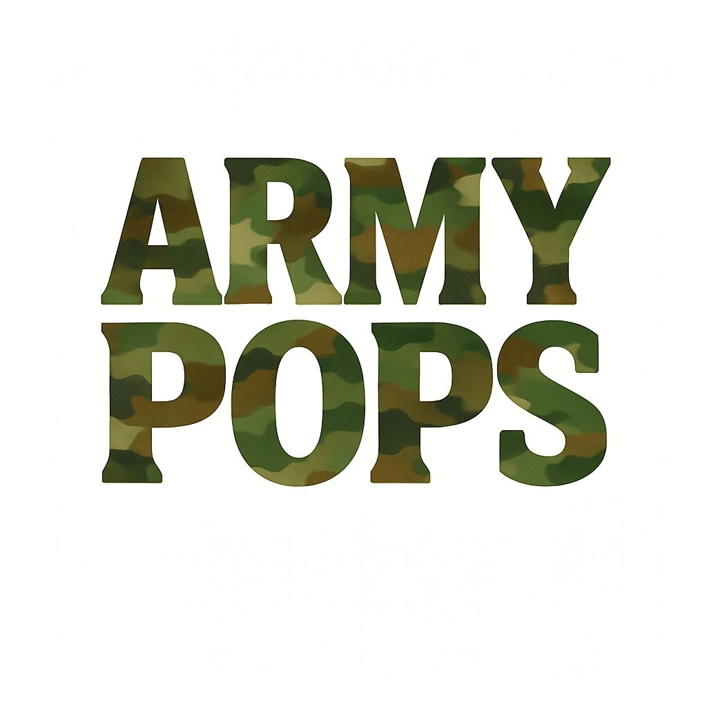 Bold Camouflage Army Pops Text Design Mug