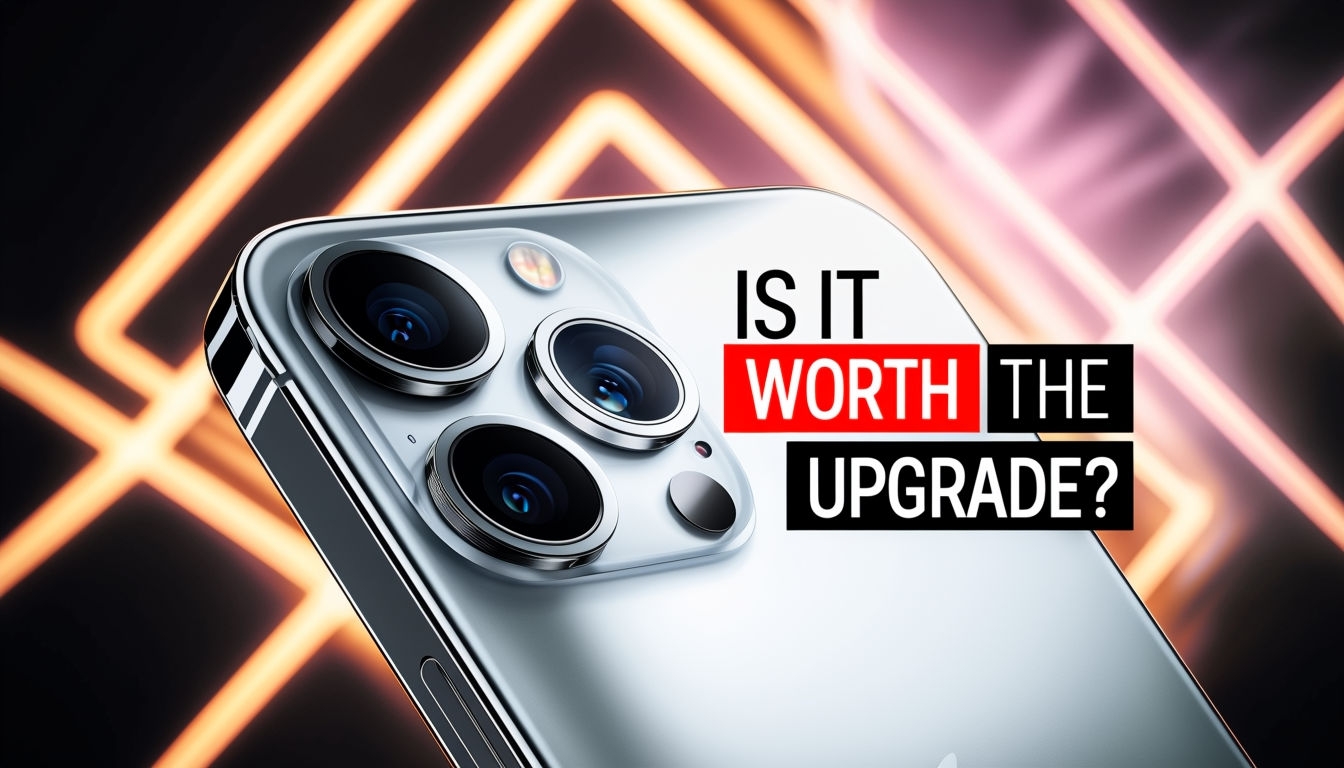 Sleek Silver Smartphone Upgrade Inquiry Visual Social Media Post