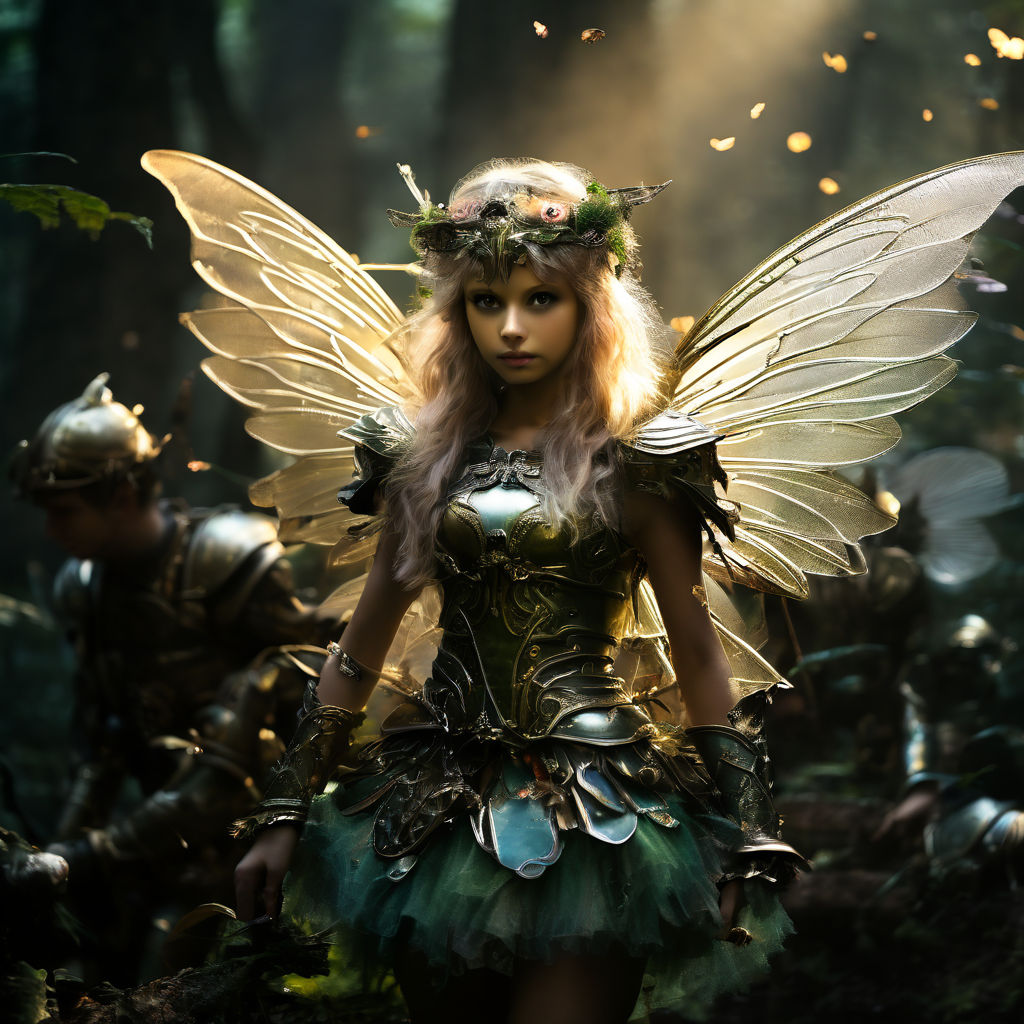 sexy fairy in an enticing