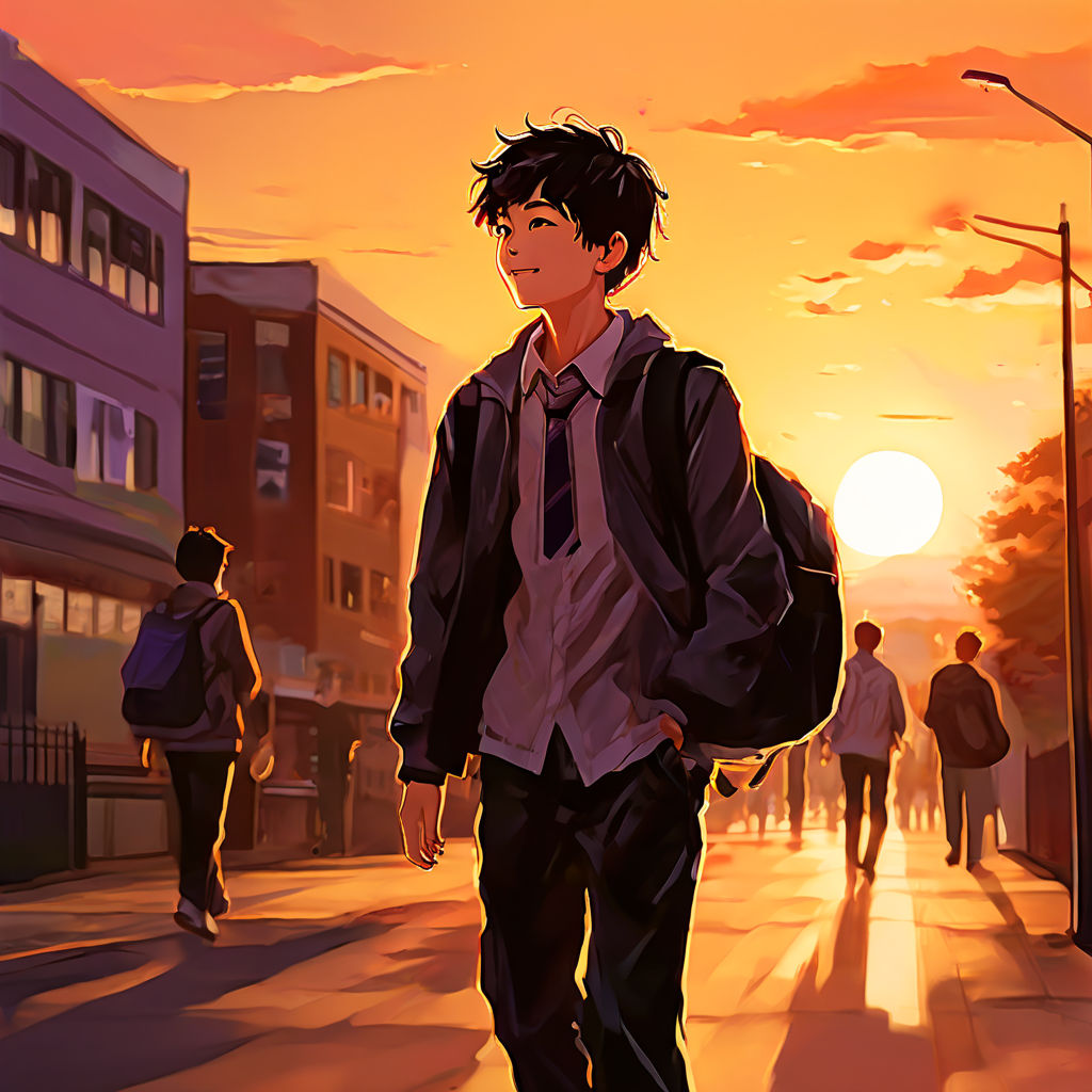 Korean high school boy by 연화 - Playground