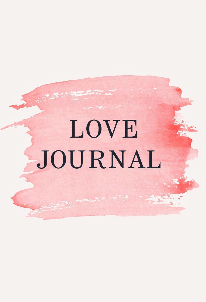 Minimalist Love Journal Motivational Quote EBook Cover