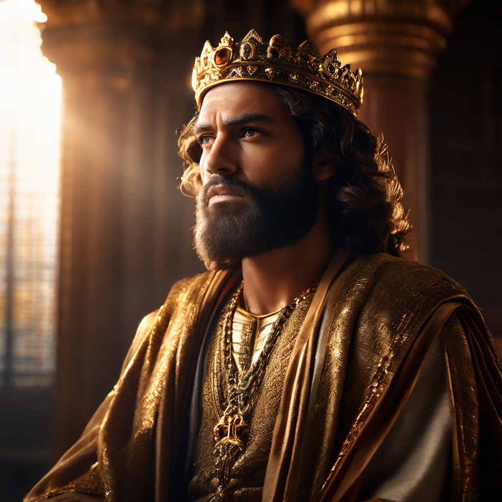 Create An Image Of King Solomon From The Bible By Stalker Noticer 