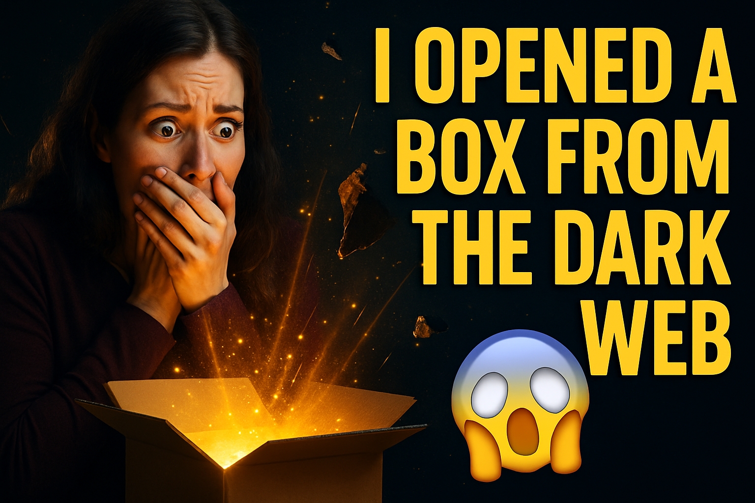 Shocking Reaction to Dark Web Box Discovery Social Media Post